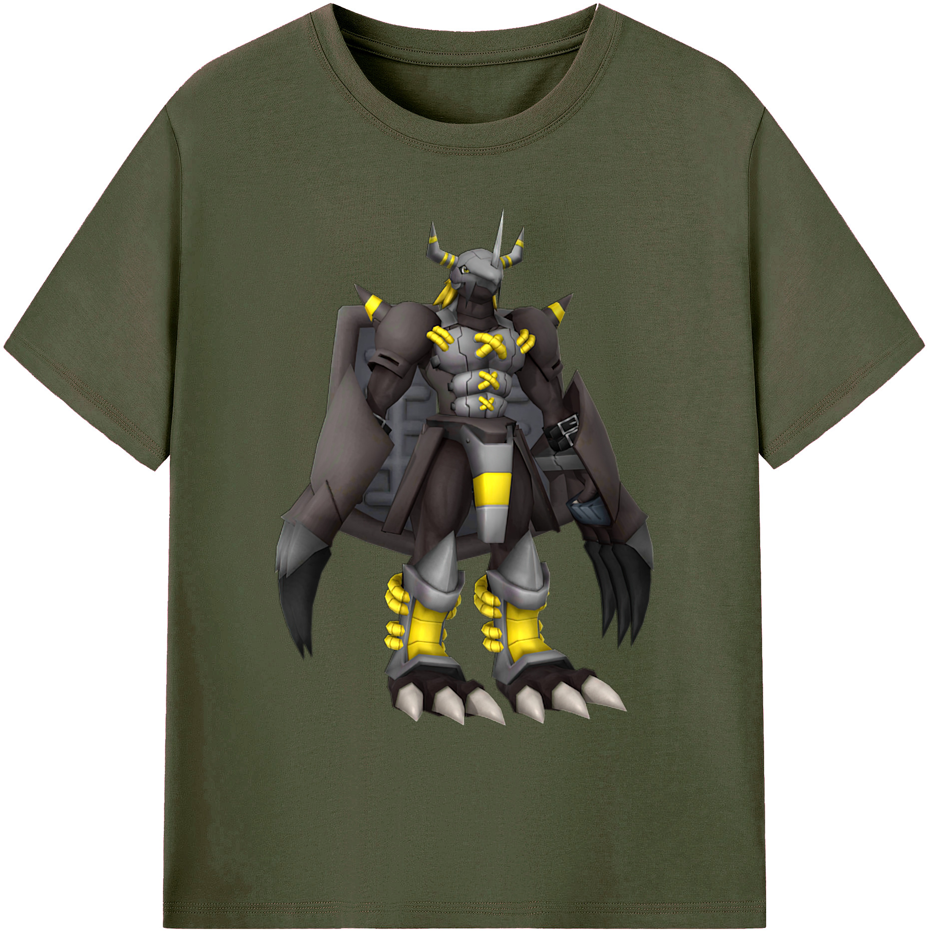 （画像用） Digimon デジタルモンスター/デジモン 綿100％ メンズ半袖Tシャツ｜肌触りやわらか＆通気性